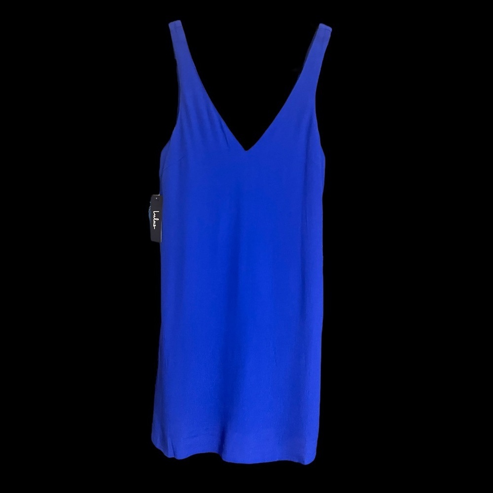 Lulu's Cobalt Blue Mini Slip Dress